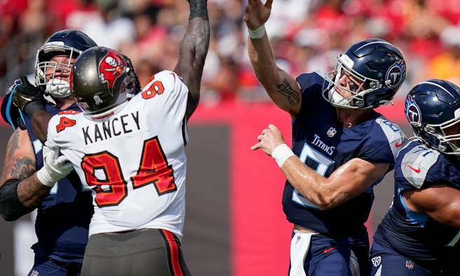 Tennessee Titans vs Tampa Bay Buccaneers Match Player Stats
