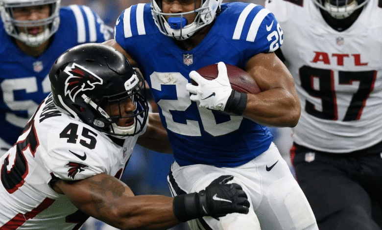 Colts vs Atlanta Falcons Match Player Stats