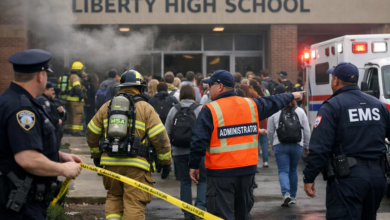 Liberty High School Gas Evacuation