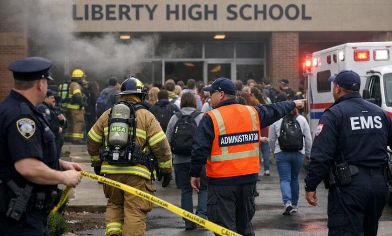 Liberty High School Gas Evacuation