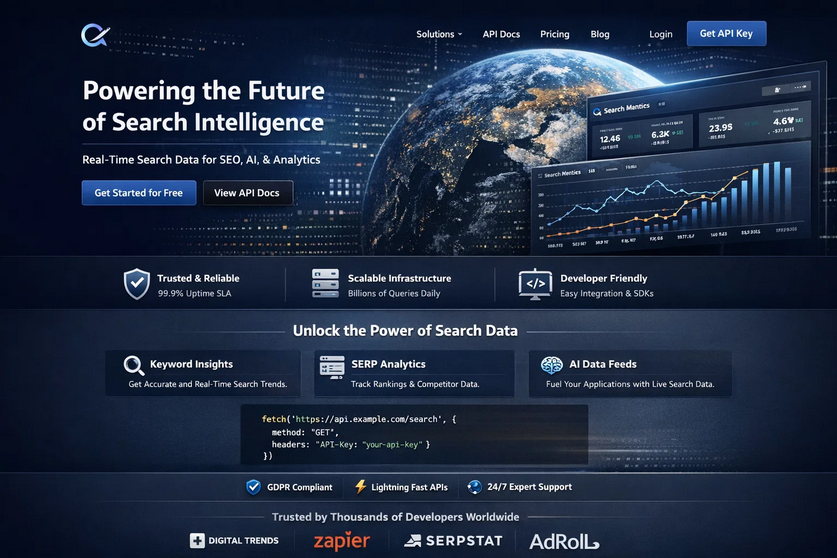 Best API Search Company's Homepage