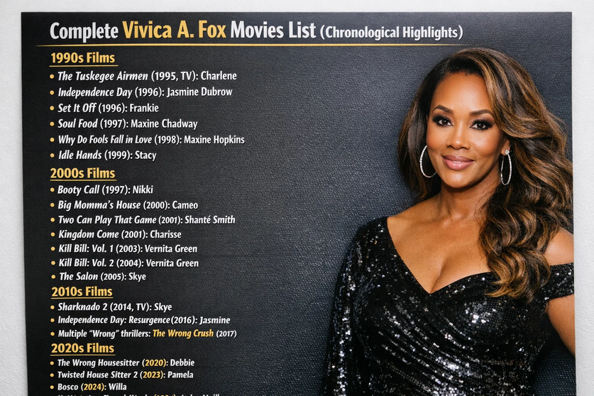 Vivica A Fox Movies List