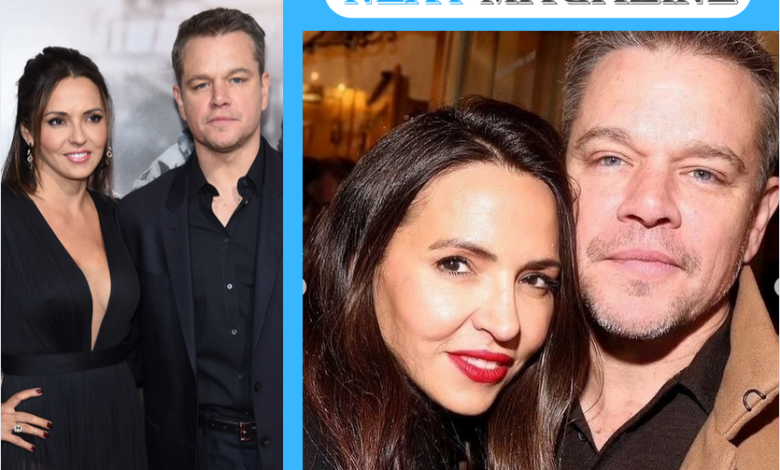 Matt Damon Wife